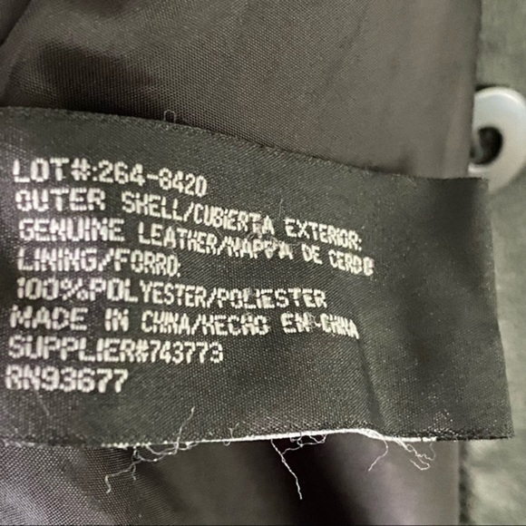 Women's Genuine Leather Jacket Worthington  3 Button Black -  Size 2XL - Picture 10 of 16